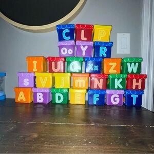 Lakeshore learning ABC expiration boxes they feel almost like leather material